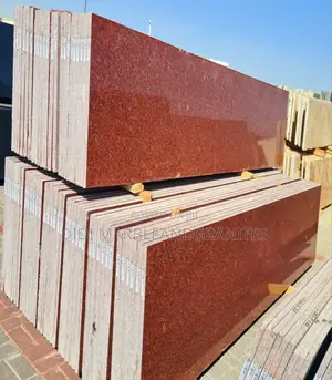 Ruby Red Granite Slab for Staircase