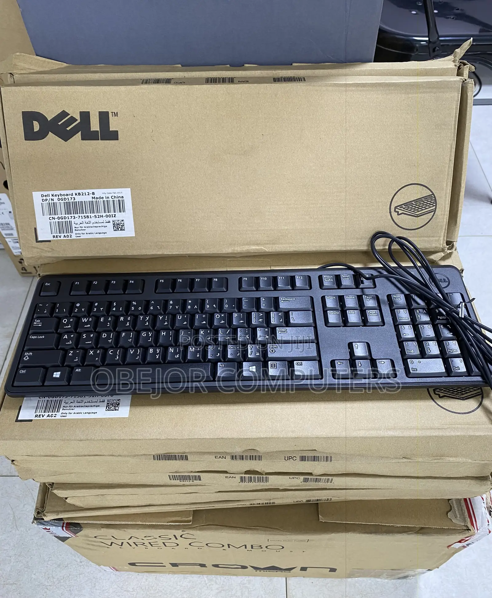Dell KB212-B Quietkey USB Wired Keyboard