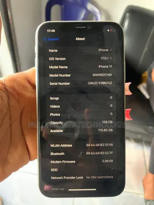 New Apple iPhone 11 128 GB White
