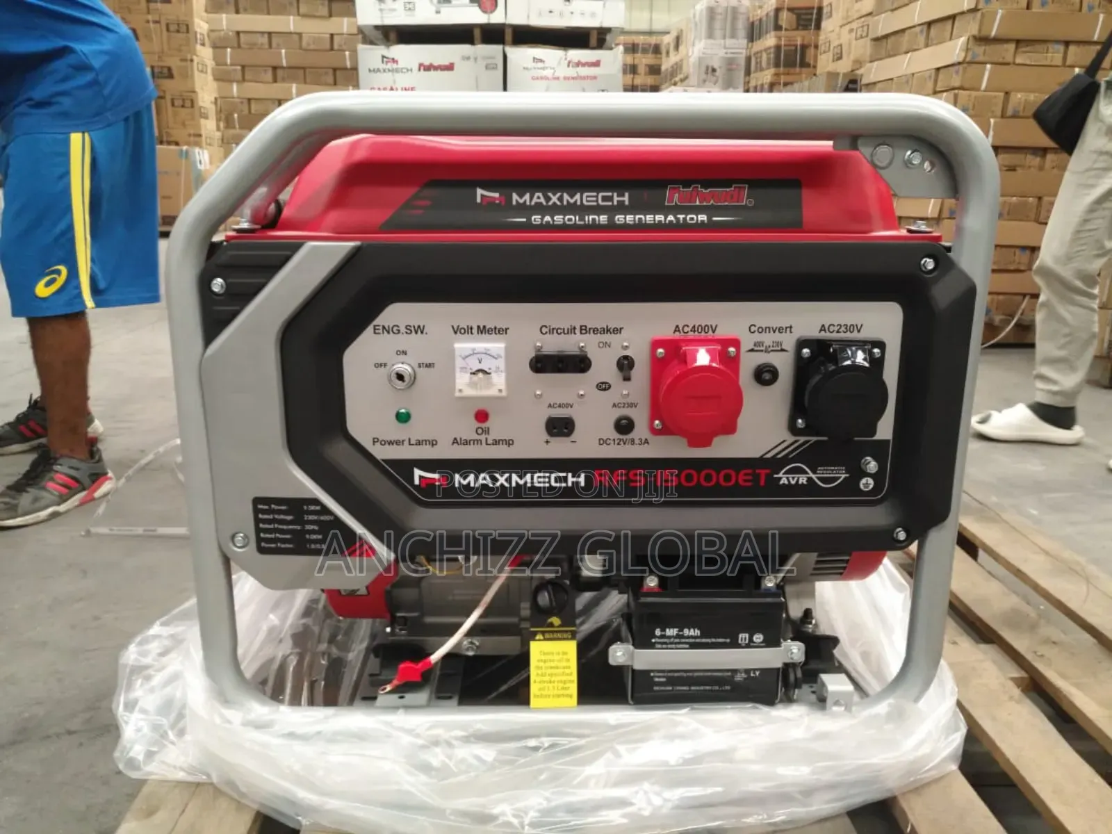 15kva Maxmech 3phase Petrol Generator