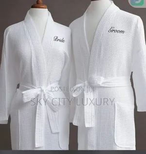 Pure White Bathrobe Towel