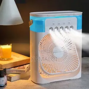 Air Cooler Fan,Humidifier + Led Night Lights