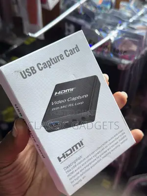 Usb to Hdmi Capture Card With Mic