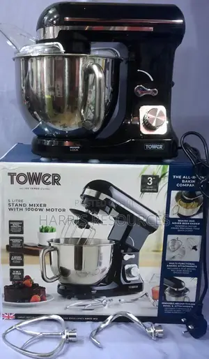 Tower Heavy Duty Stand Mixer 5 Litres -1000 Watts
