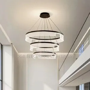 Circular Acrylic Living Room Pendant