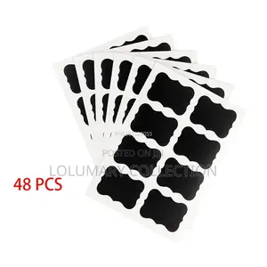 100pcs Jar Label Sticker With Pen