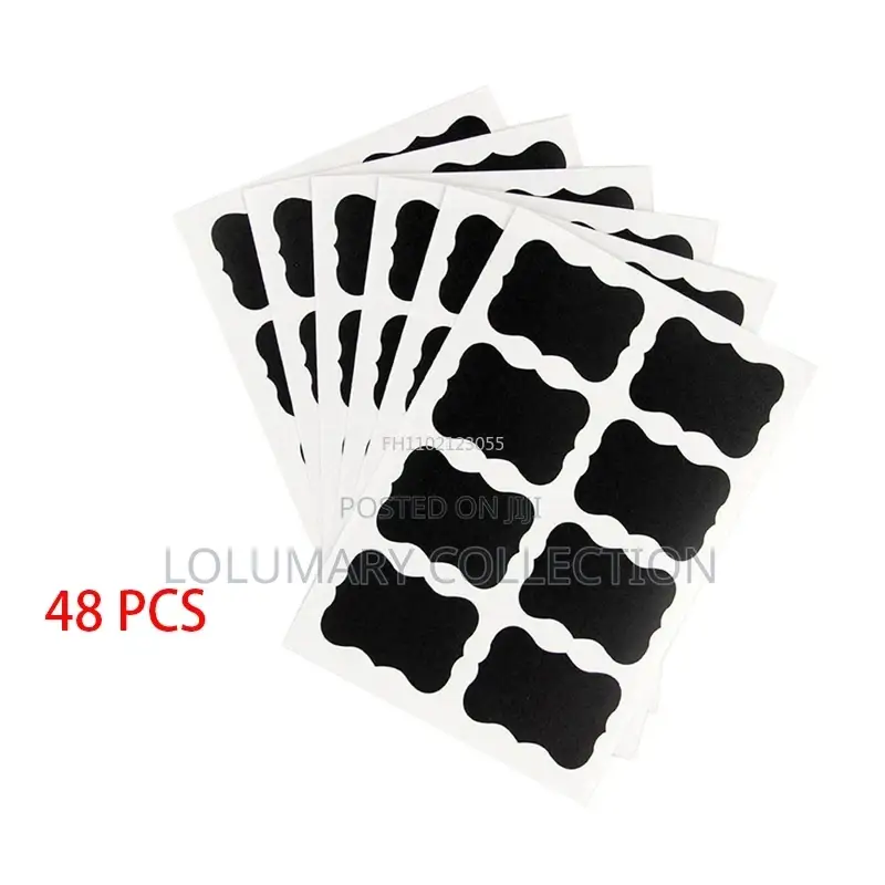100pcs Jar Label Sticker With Pen