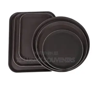3in1 Anti Skid Rectangular/Round Serving Tray