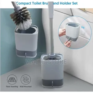 Wall Mount Toilet Brush With Drainer