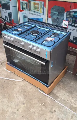 New Maxi 90cm Automatic 5 Burners All Gas Oven Blue Flame