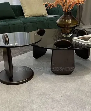 Modern Center Table With Side Stool