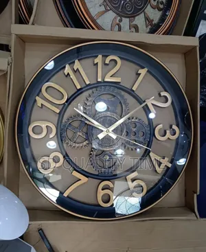 Interior Wall Clock 3d Numbered