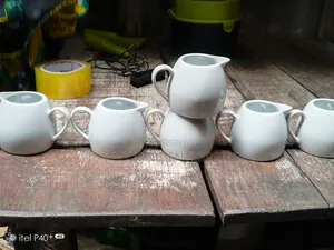 6 Pieces Plain Coffee Tea Ceramic Mug Cup