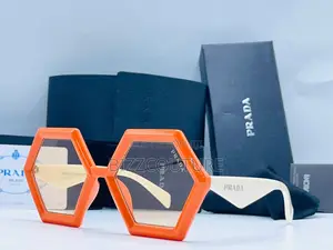 Orignal PRADA Orange Frame Sunglasses Is Available in Store