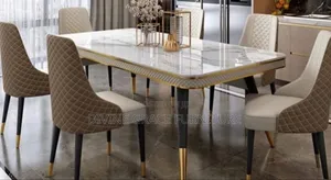 Classic Dinning Table With 6 Chairs