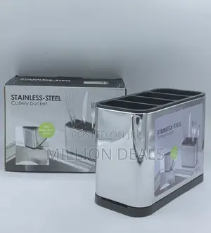 Stainless Steel Cutlery Portable Bucket