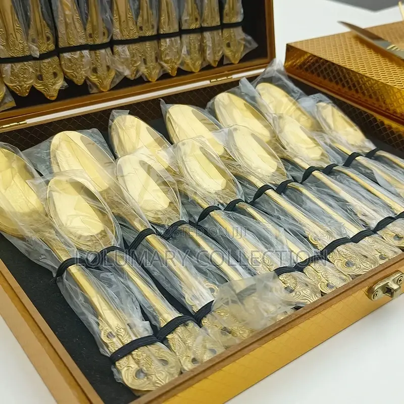 Gold Cutlery Set