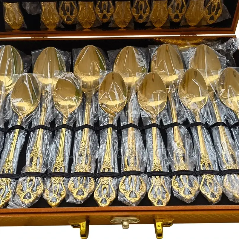 Gold Cutlery Set