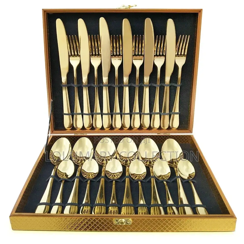 Gold Cutlery Set