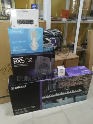 Bx5d2 Studio Monitor,Psr-E473 Keyboard,U-Phoria Soundcard