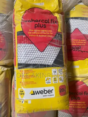 Webercol Fix Plus 4 Tile Adhesive With Improved Properties