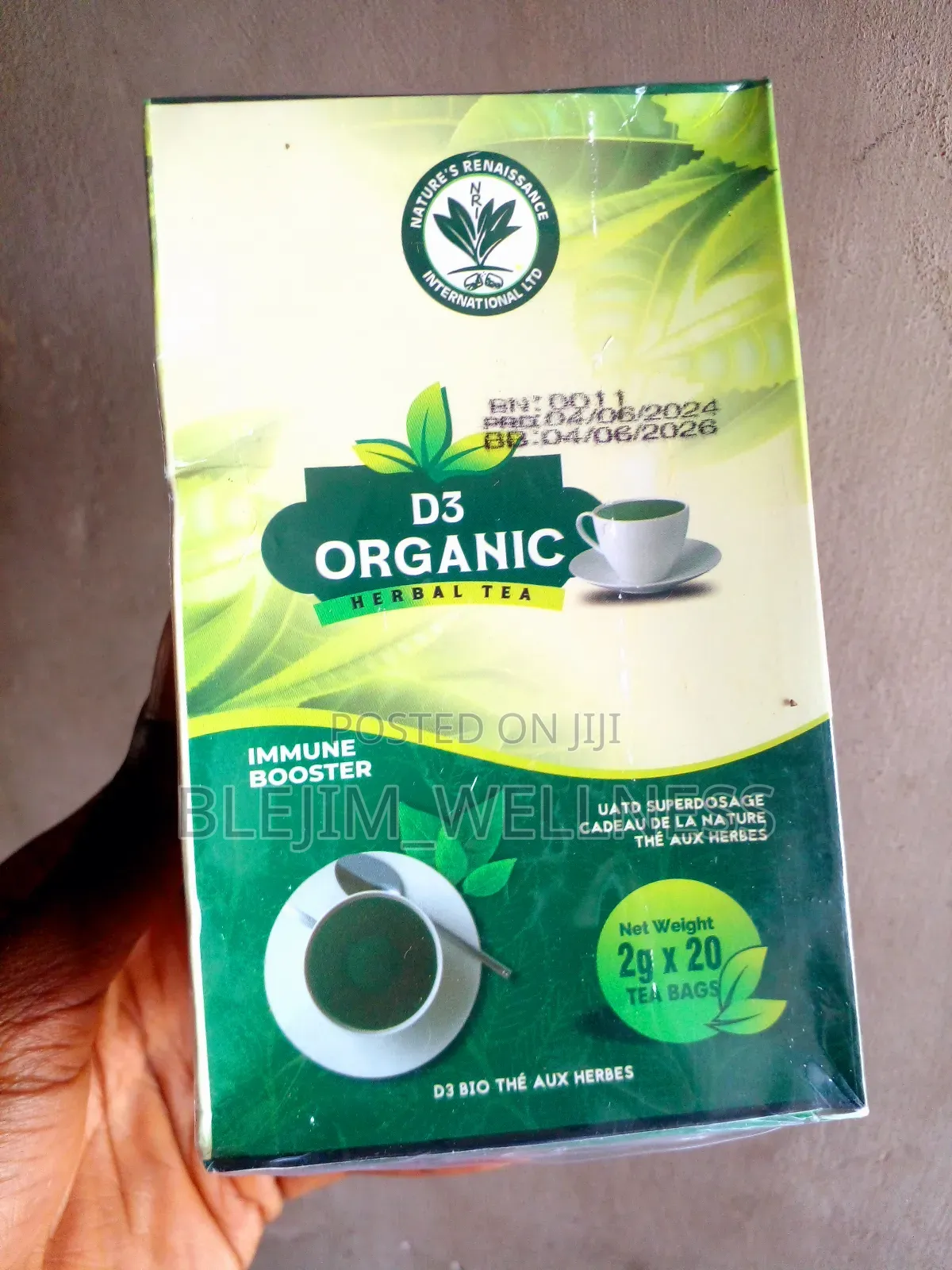 D3 Organic Tea