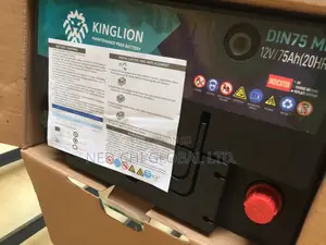 Motor Battery 12v 75ahs Kinglion for Salon Cars.