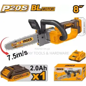 Ingco Cordless Chain Saw - 20V - 8inches