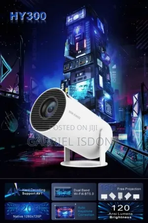 Portable Projector, Watch Netflix Youtube With 2.4/5g Wifi