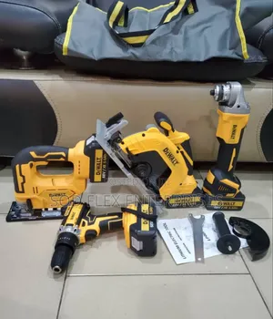 4in1 Dewalt Combo Kit 7" Circular Saw,Grinder,Screw,Jigsaw