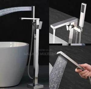 Waterfall Tub Filler Freestanding Bathtub Faucet