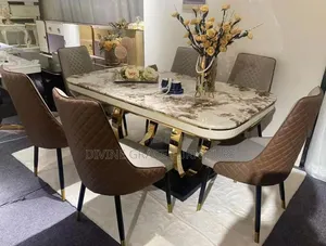 Classic Dinning Table With 6 Chairs