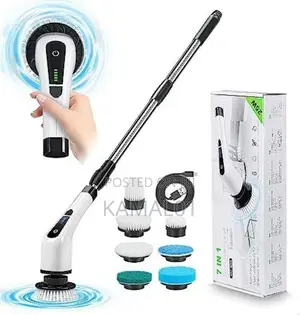 Electric Spin Scrubber, 7 in 1 Cordless Shower Scrubber.