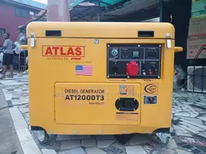 Atlas Japan Soundproof Diesel Engine 12.5kva Cooper Coil