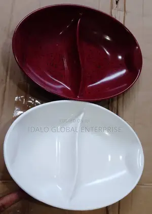 Thick Divider Unbreakable Plate - Per Dozen