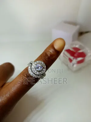 US Sterling Silver Ladies Engagement Ring - Only Size 6