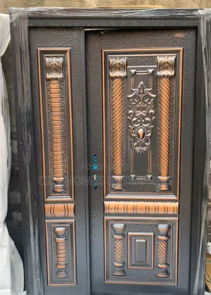 Embossed Pure Copper Security Door