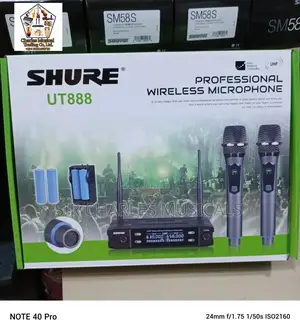 Shure Ut-888 Rechargeable Wireless Microphone System
