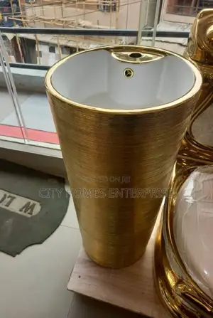 Top Quality Marble Standing Wash Basin for Lobbies Dining