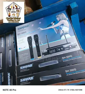 Original Shure Sh-300g Professional Wireless Microphone