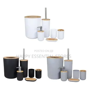 Bathroom Accessories Set of 6,With Toothbrush Holder,