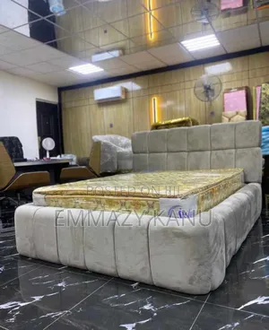 4.5 By6 Bedframe With Spring Mattress