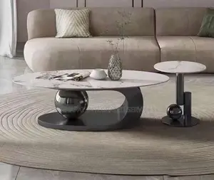 Marble Top Centre Table With a Side Stool