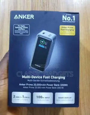 Anker Prime 20000mah 200W Max / 100W Super Fast Power Bank