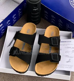 Original Birkenstock Leather Slippers
