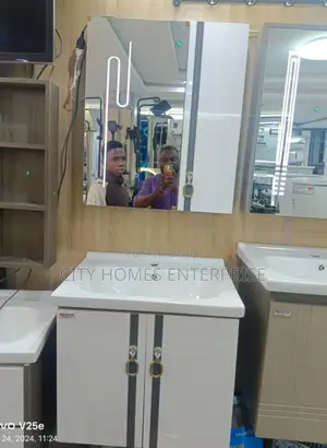 Modern Mirror Cabinet Set for Masters Hotels Suite Offices