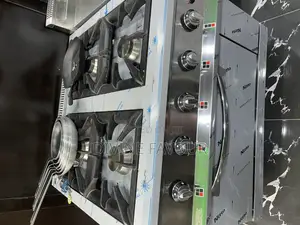 4burner Industrial Gas Cooker With Oven