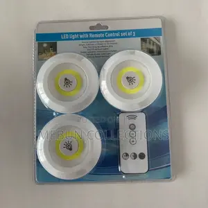 Set of 3 LED Light With Remote Control