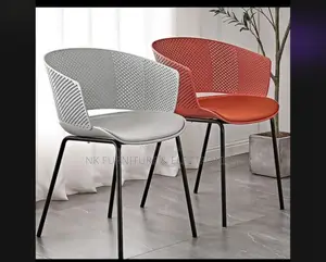 Plastic and Iron Leg Restaurants Chair