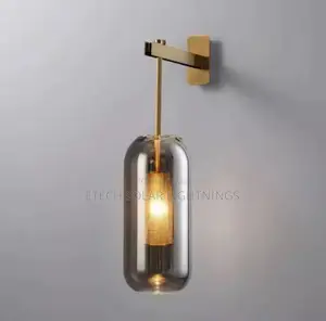 Vadim Wall Lamp Post Modern Gold Industrial Sconces Light